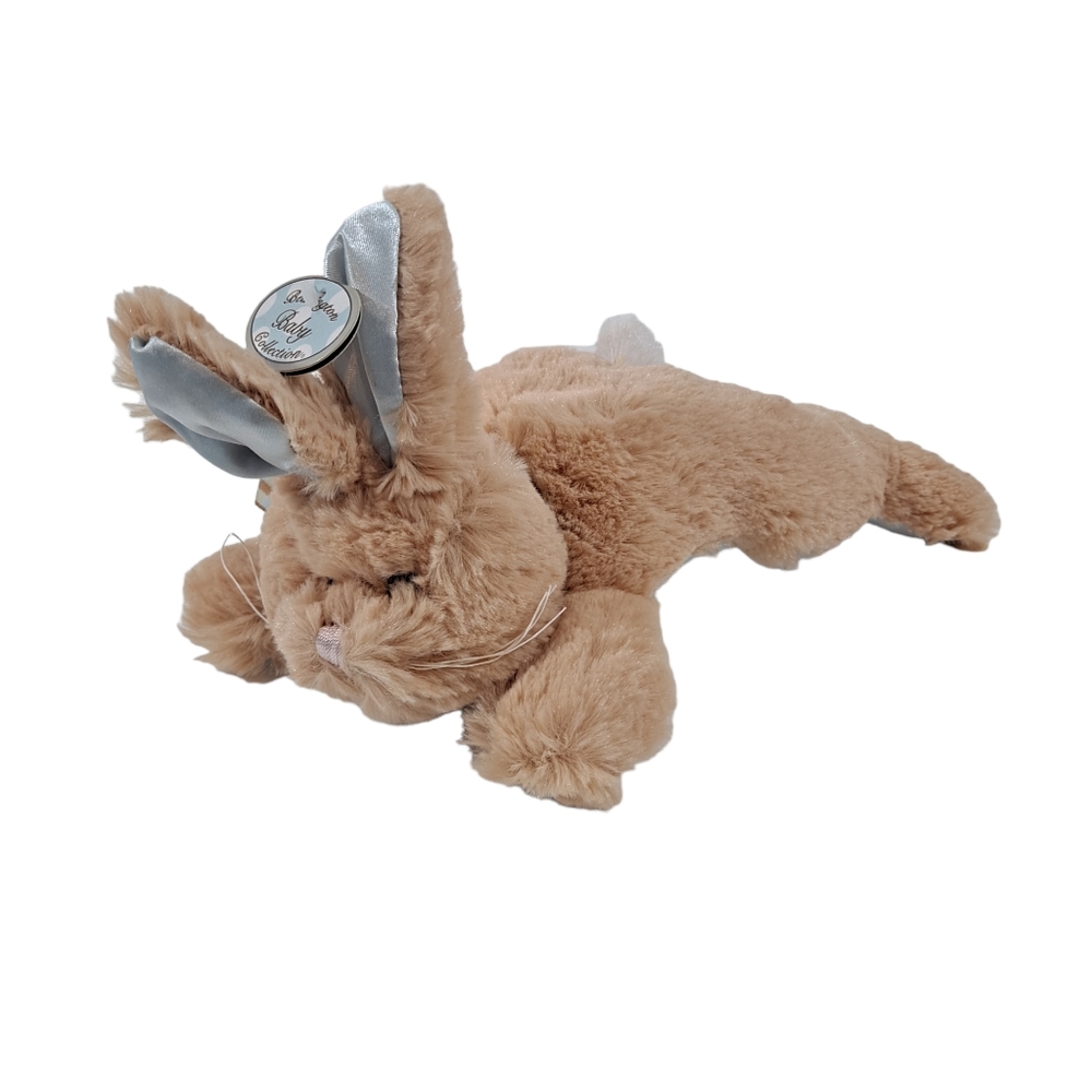 Bearington Baby Collection Rattle Baby Bunny Tail NWT